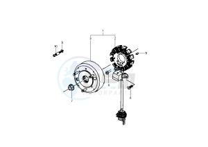 X8 200 drawing Flywheel magneto