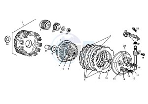 SENDA R X-TREM EU2 - 50 cc drawing CLUTCH