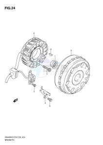 AN400 (E3-E28) Burgman drawing MAGNETO