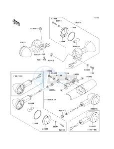 VN 1500 E [VULCAN 1500 CLASSIC] (E2-E6) [VULCAN 1500 CLASSIC] drawing TURN SIGNALS