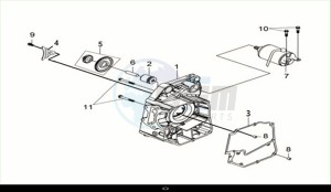 JOYRIDE S 125 (LF12W4-EU) (M1) drawing R.CRANK CASE