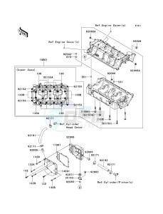 JT 1500 C [ULTRA LX] (C7F-C8F ) C8F drawing CRANKCASE