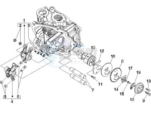 GTS 250 UK drawing Rocking levers support unit