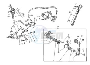 MITO EU2/EU3 125 drawing REAR BRAKE SYSTEM