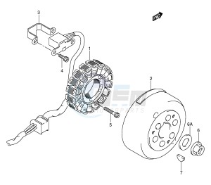 DR-Z400 (E3-E28) drawing MAGNETO (DR-Z400Y K1 K2 K3)