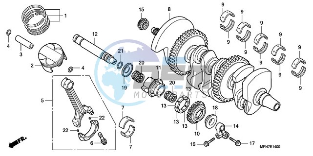 CRANKSHAFT/PISTON