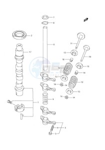 DF 9.9 drawing Camshaft