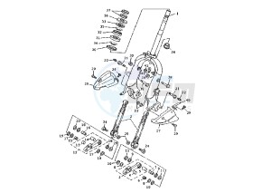 XC T CYGNUS 125 drawing FRONT FORK