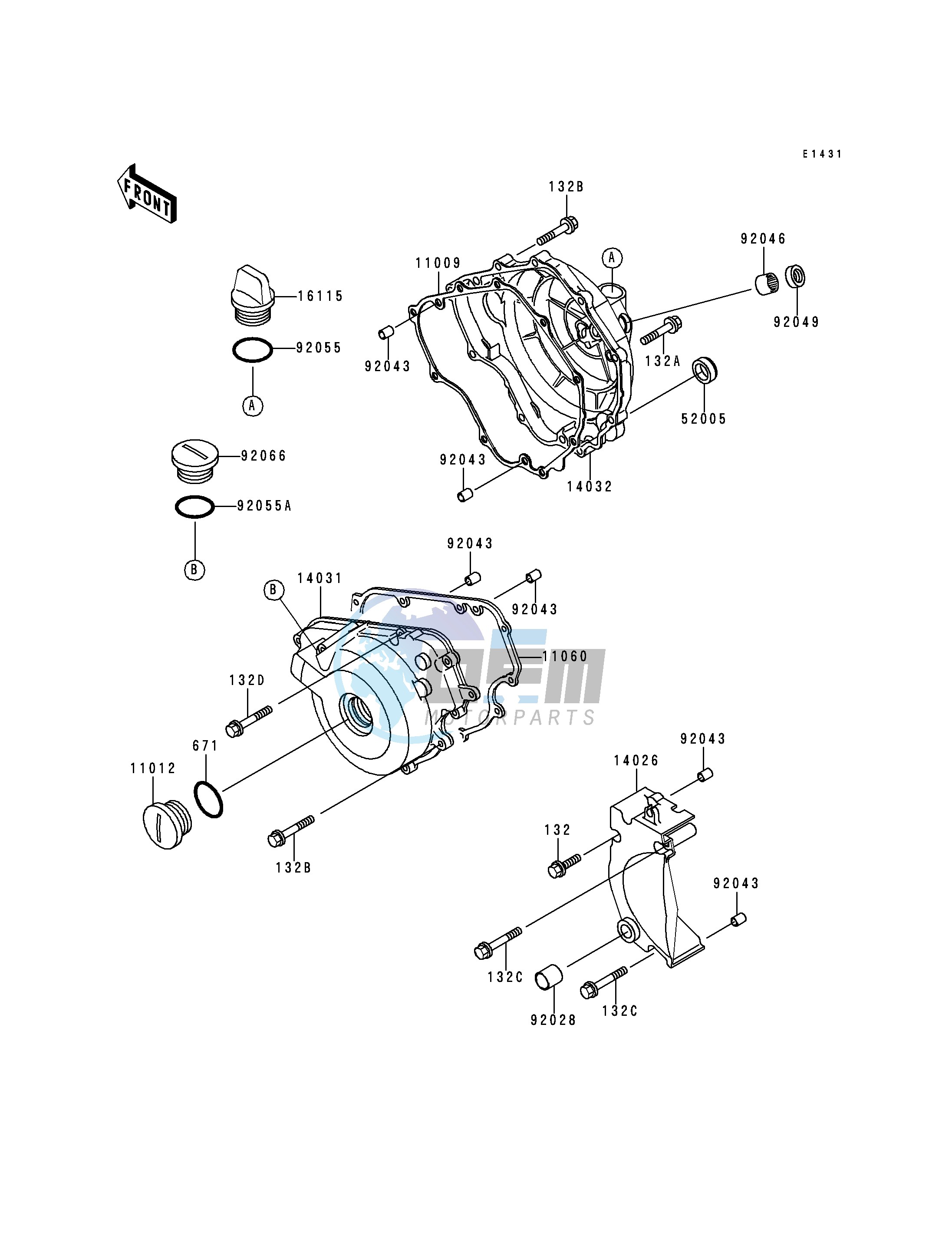 ENGINE COVER-- S- -