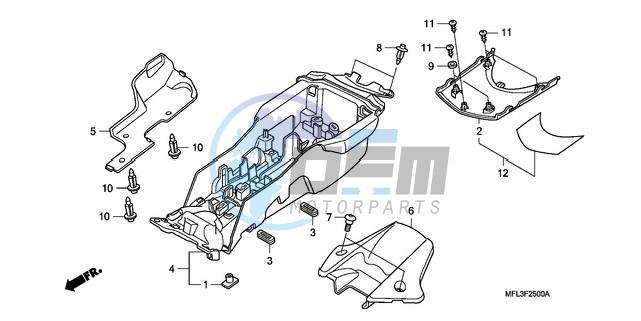 REAR FENDER (CBR1000RR)