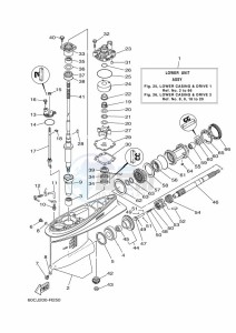 F100BET drawing PROPELLER-HOUSING-AND-TRANSMISSION-1