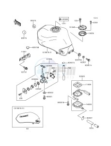 ZR 750 F [ZR-7] (F1) drawing FUEL TANK