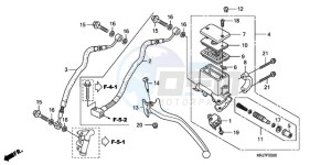 FES1259 Europe Direct - (ED / 2ED) drawing RR. BRAKE MASTER CYLINDER