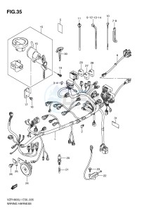 VZR1800 (E50) INTRUDER drawing WIRING HARNESS