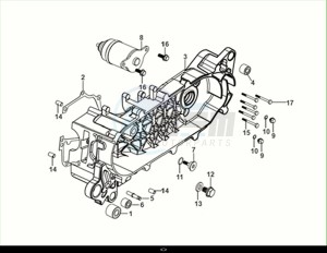 FIDDLE II 50 EFI (AF05W6-EU) (M2) drawing L. CRANK CASE