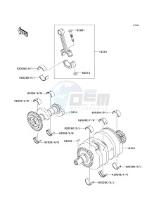 EX250 J [NINJA 250R] (J8F-J9FA) J9F drawing CRANKSHAFT