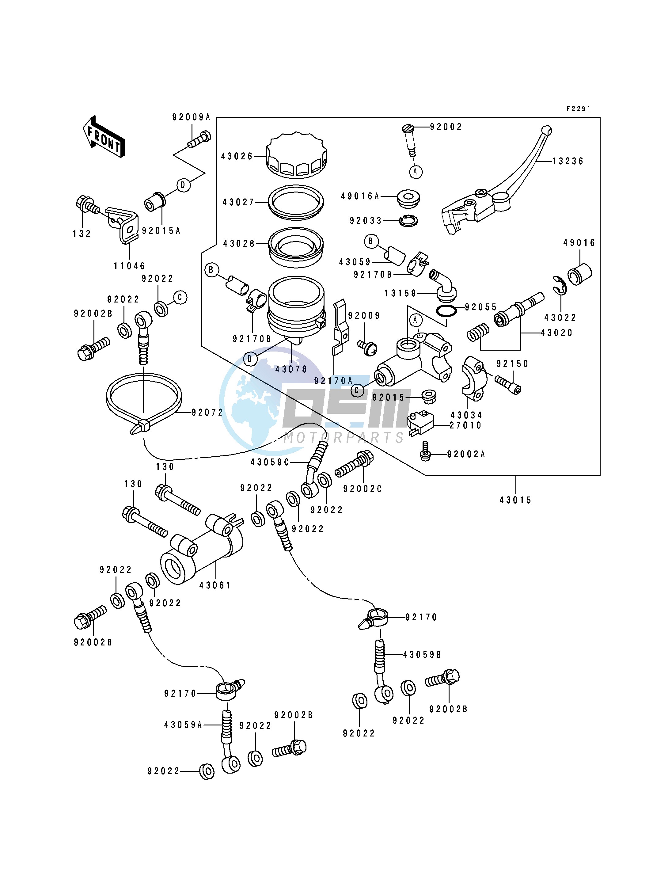 FRONT MASTER CYLINDER