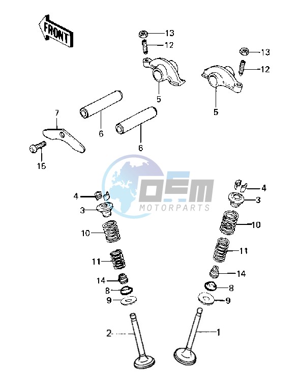 ROCKER ARMS_VALVES -- 83 C1- -