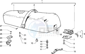 PX 150 E drawing Saddle