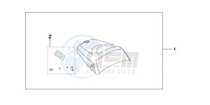 CBF1000A Europe Direct - (ED) drawing SEAT COWL*NHA48M*