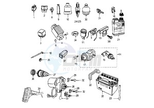 VIVACITY SERIE SPECIAL - 50 cc drawing ELECTRICAL DEVICES