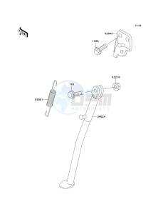 KDX 220 A [KDX220R] (A9) [KDX220R] drawing STAND-- S- -