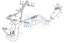 W4 6V 50 drawing EXHAUST