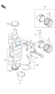 DF 140A drawing Crankshaft