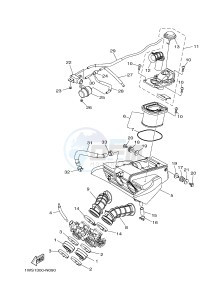 MT07A MT-07 ABS 700 (1XBA 1XBB) drawing INTAKE