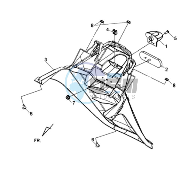 RR  FENDER ASSY