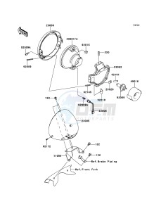 VN1700_CLASSIC_ABS VN1700FCF GB XX (EU ME A(FRICA) drawing Headlight(s)