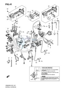 AN650 (E2) Burgman drawing WIRING HARNESS (AN650K6 K7 K8 K9 E24)