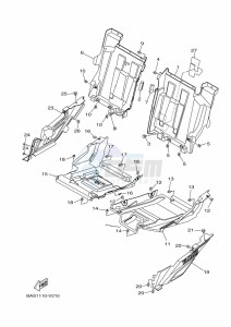 YXZ1000E YXZ1000R (B5J7) drawing SIDE COVER