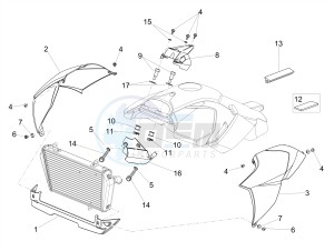 DORSODURO 900 E4 ABS (EMEA, LATAM) drawing Side fairing