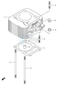 LT-Z250 (E28-E33) drawing CYLINDER