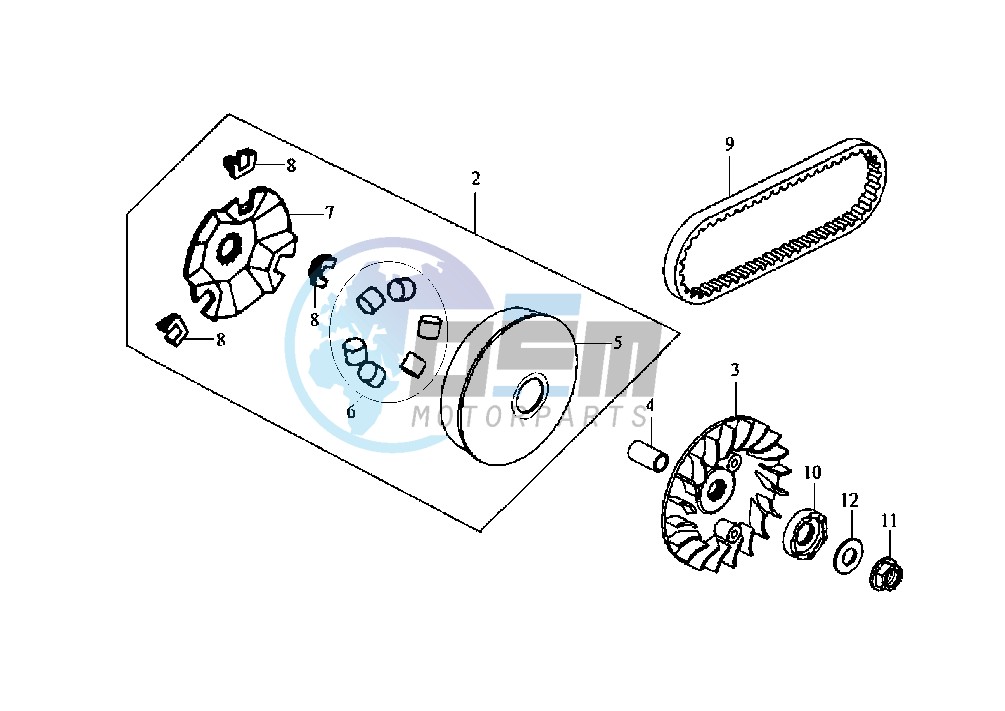 DRIVING PULLEY