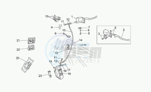 California 1100 Stone Special Sport drawing Front brake system