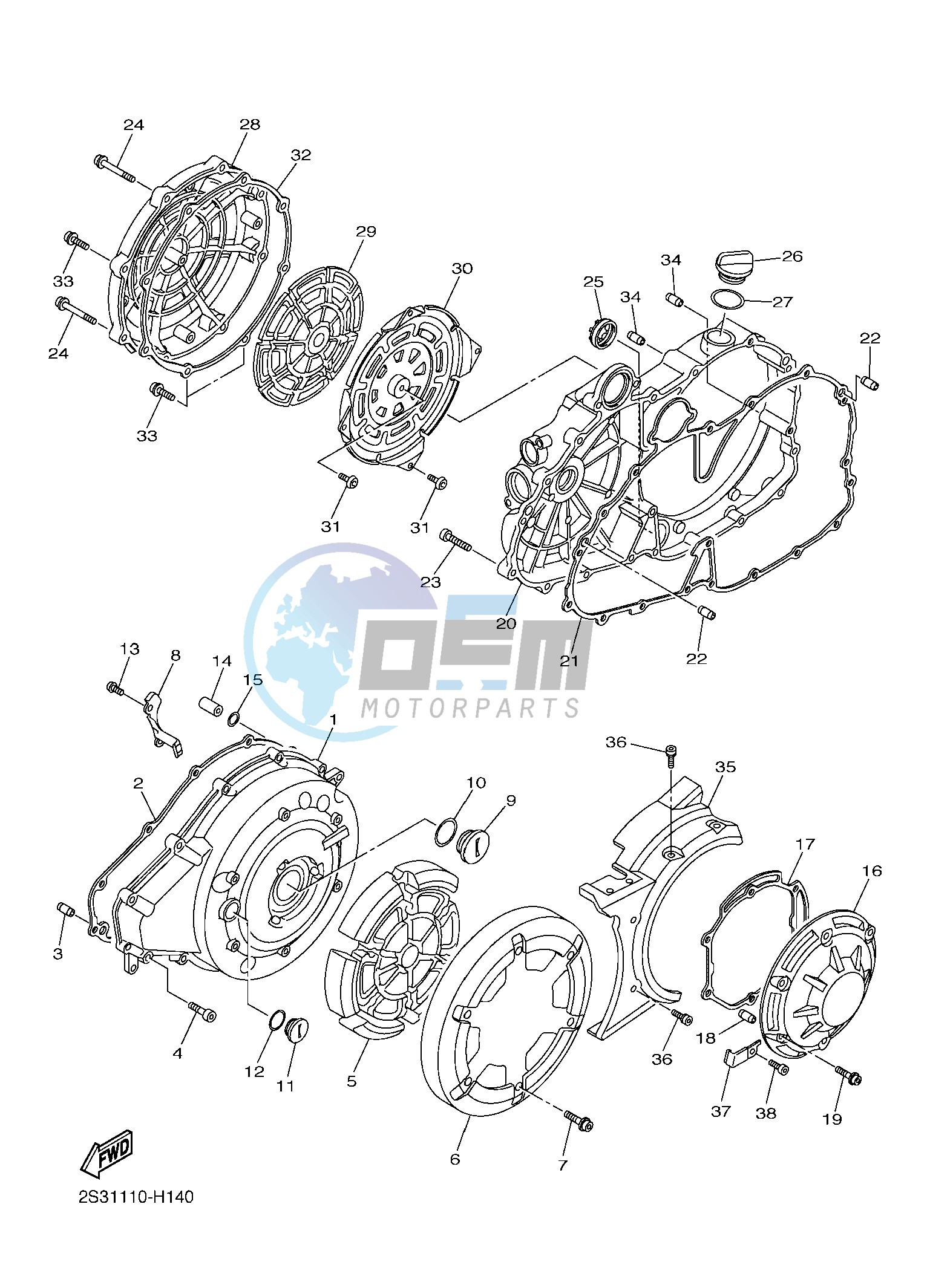 CRANKCASE COVER 1