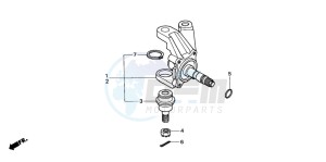 TRX350FM FOURTRAX drawing KNUCKLE (TRX350TM/TE)