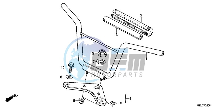 HANDLE PIPE/TOP BRIDGE