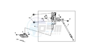 MAXSYM 400I (L8) EU drawing PARK LEVER