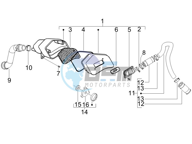 Secondairy air box