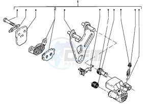 Eaglet automatic 50 drawing Rear master brake cylinder