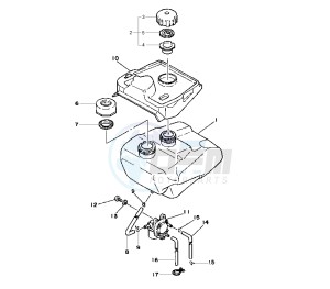 CT S 50 drawing FUEL TANK