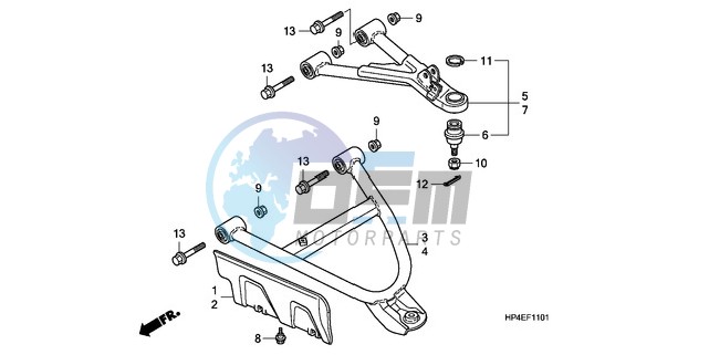 FRONT ARM (4WD)