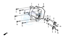 FES250 FORESIGHT drawing CYLINDER HEAD COVER