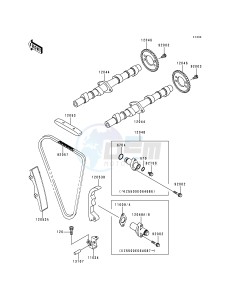 ZR 550 B [ZEPHYR] (B1-B4) [ZEPHYR] drawing CAMSHAFT_TENSIONER