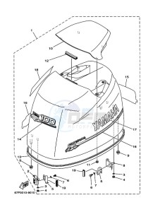 F100A drawing FAIRING-UPPER