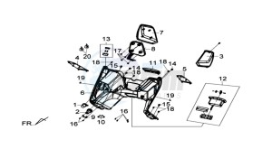 JOYMAX 300I drawing COWLING INNER FR PLATE