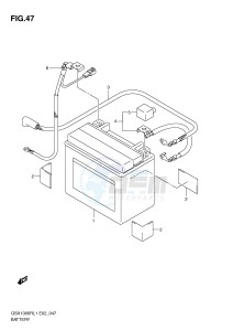 GSX1300R (E2) Hayabusa drawing BATTERY (GSX1300RL1 E24)